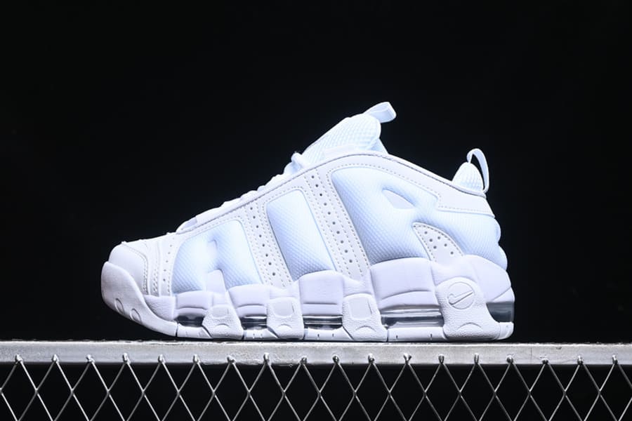 Nike Air More Uptempo Low Triple White