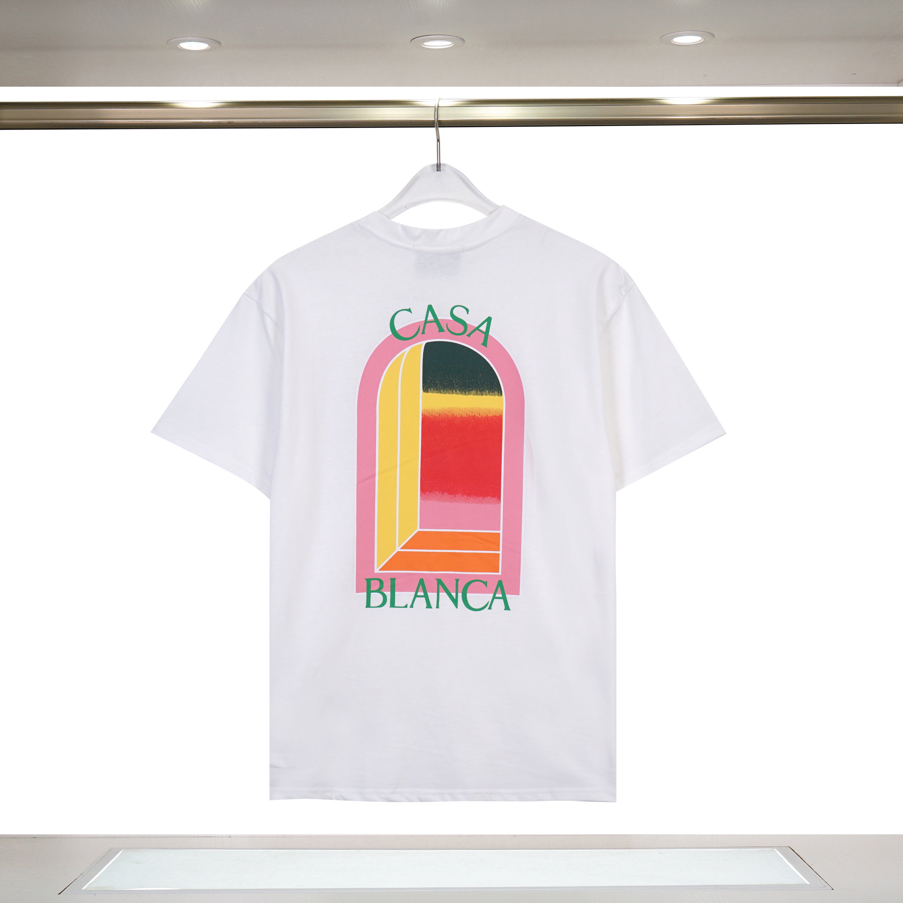 Camiseta Casablanca Gradient Arch Logo Printed White