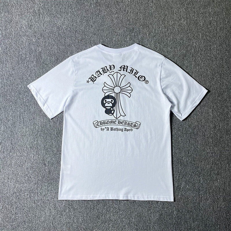 Camiseta Chrome Hearts x Bape Baby Milo