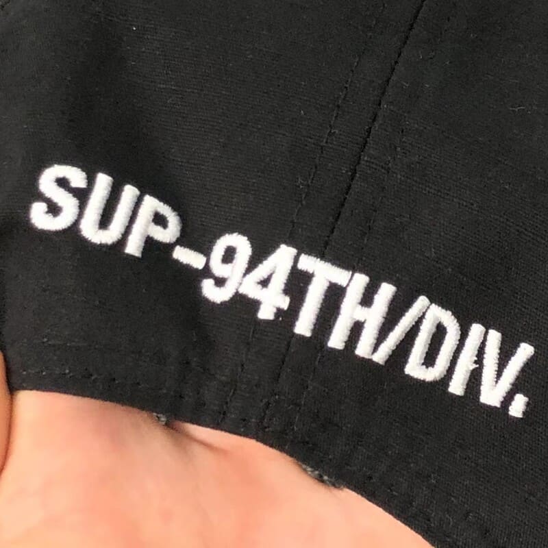 Boné Supreme Military Camp Black Sup-94th/div